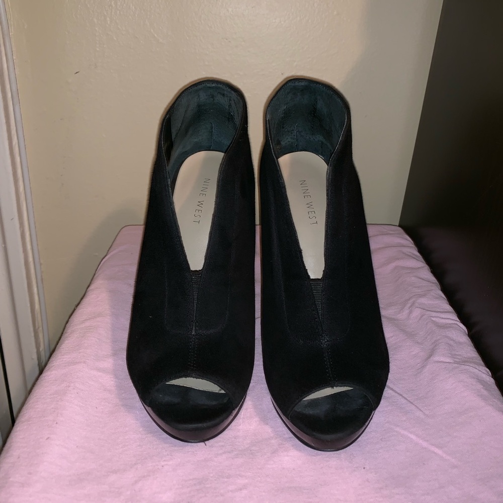Nine West Black Suede Shoes